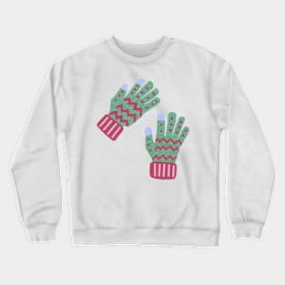Smartphone gloves for winter Crewneck Sweatshirt